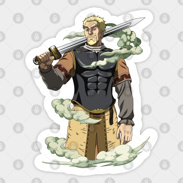 vinland saga - Askeladd Sticker by mounier